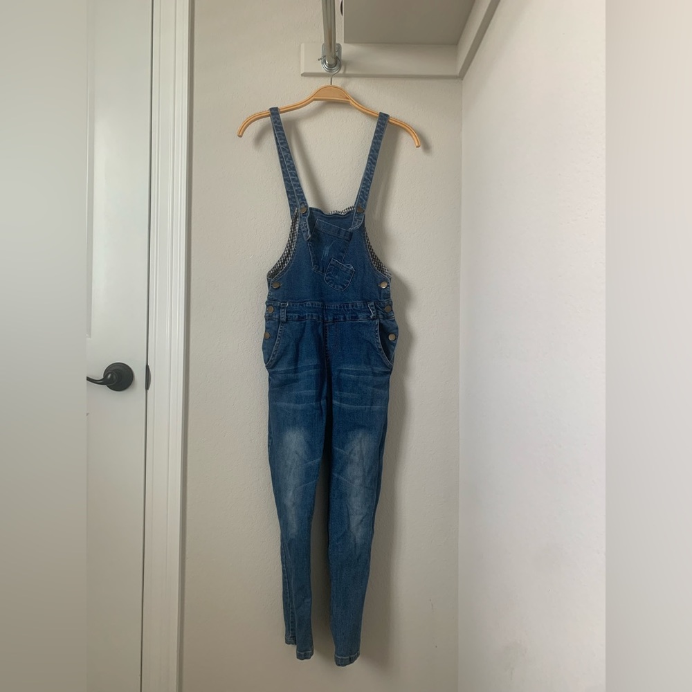 Girls Denim Overalls
